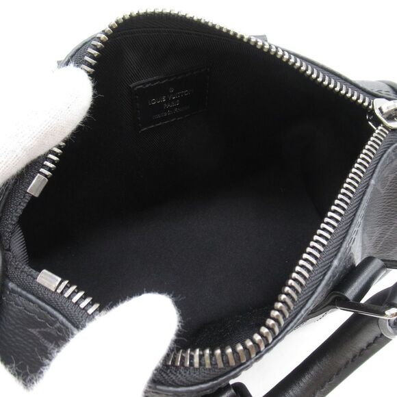 Louis Vuitton Keepall XS Shoulder Bag Canvas Monogram Eclipse Black - Picture 4 of 9